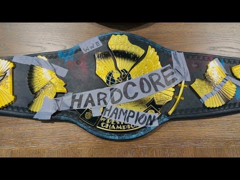 WWE Hardcore Championship Replica review #wwe #mankind